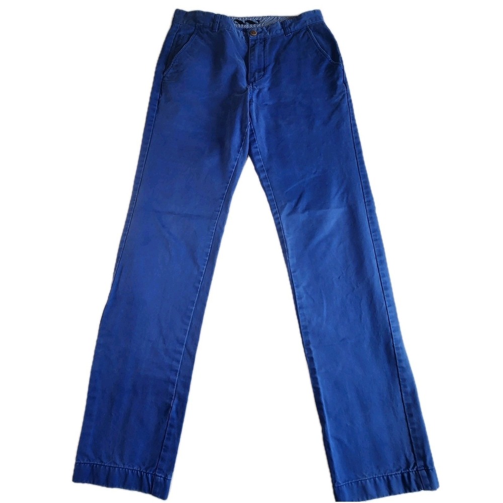 BROOKS BROTHERS 1818 Chino Pants Mens 32x34 Blue Cotton